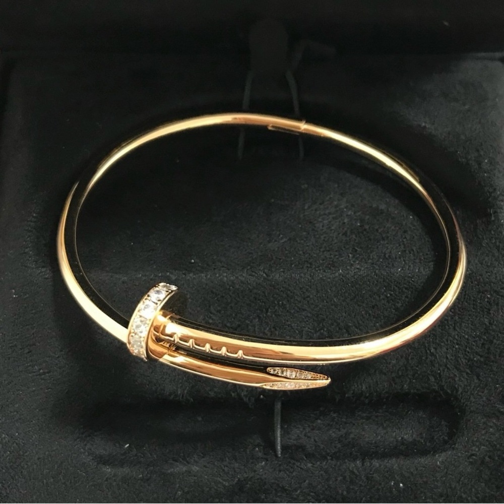Gold screw bangle love Bracelet Women men jewelry